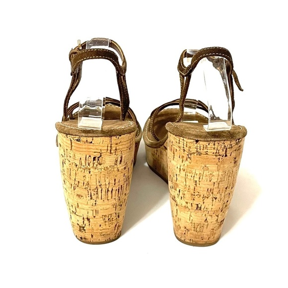 Prada cork wedge heels, authentic, size US 6, - Picture 10 of 16